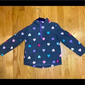 FLEECE HEART SWEATSHIRT